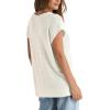 imageOFEEFAN Sweater Vest for Women Cap Sleeve Tops Knit Lightweight Sweaters XSXL02 Pearl White