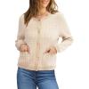 imageOFEEFAN Womens Cardigan Sweaters Open Front Long Sleeve Button Down Knit Jackets with Pockets 2024 Fall WinterMix Apricot