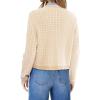imageOFEEFAN Womens Cardigan Sweaters Open Front Long Sleeve Button Down Knit Jackets with Pockets 2024 Fall WinterMix Apricot