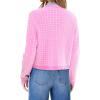 imageOFEEFAN Womens Cardigan Sweaters Open Front Long Sleeve Button Down Knit Jackets with Pockets 2024 Fall WinterMix Pink