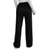 imageOFEEFAN Womens Fall Pants with Pockets Winter Elastic Waist Sweatpants Wide Leg Drawstring Pants SXXL