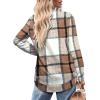 imageOFEEFAN Womens Sweatshirt Crewneck Long Sleeve Shirts High Low Tops Curved HemDyellow Plaid