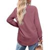 imageOFEEFAN Womens Sweatshirt Crewneck Long Sleeve Shirts High Low Tops Curved HemHbrick