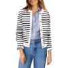 Striped Black White