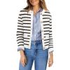 Striped White Black