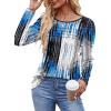 imageOFEEFAN Long Sleeve Shirts for Women Fall Fashion 2025 Dressy Casual Blouses Trendy Pleated Tunic Tops for LeggingsZfloral Tech