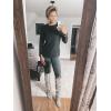 imageOFEEFAN Long Sleeve Shirts for Women Lightweight Crew Neck Casual Tunic TopsA01black