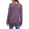 imageOFEEFAN Long Sleeve Shirts for Women Lightweight Crew Neck Casual Tunic TopsC22purple