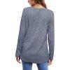 imageOFEEFAN Long Sleeve Shirts for Women Lightweight Crew Neck Casual Tunic TopsC23bright Blue