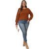 imageOFEEFAN Womens Tunic Tops Ruffle Sleeve Shirts Pleated Front Blouses Fall Travel Outfits S3XLA02caramel