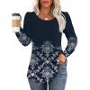 2-floral Navy