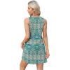 imageOFEEFAN Womens Summer Dresses 2025 Loose V Neck Sleeveless Sundresses Swimsuit Coverup with Pockets FloralPlainEyeletA Floral 01