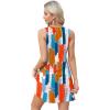imageOFEEFAN Womens Summer Dresses 2025 Loose V Neck Sleeveless Sundresses Swimsuit Coverup with Pockets FloralPlainEyeletA Floral 02