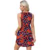 imageOFEEFAN Womens Summer Dresses 2025 Loose V Neck Sleeveless Sundresses Swimsuit Coverup with Pockets FloralPlainEyeletA Floral 08