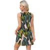 imageOFEEFAN Womens Summer Dresses 2025 Loose V Neck Sleeveless Sundresses Swimsuit Coverup with Pockets FloralPlainEyeletA Floral 12