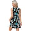 imageOFEEFAN Womens Summer Dresses 2025 Loose V Neck Sleeveless Sundresses Swimsuit Coverup with Pockets FloralPlainEyeletA Floral 23