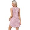imageOFEEFAN Womens Summer Dresses 2025 Loose V Neck Sleeveless Sundresses Swimsuit Coverup with Pockets FloralPlainEyeletA Floral 35