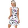 imageOFEEFAN Womens Summer Dresses 2025 Loose V Neck Sleeveless Sundresses Swimsuit Coverup with Pockets FloralPlainEyeletA Floral 36