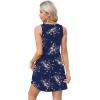 imageOFEEFAN Womens Summer Dresses 2025 Loose V Neck Sleeveless Sundresses Swimsuit Coverup with Pockets FloralPlainEyeletA Floral 46
