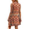 imageOFEEFAN Summer Dresses for Women 2025 Loose Beach Vacation Casual Crew Neck Sleeveless Sundresses with Pockets Tank DressBohemia
