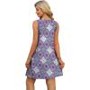 imageOFEEFAN Summer Dresses for Women Casual Sundress with Pocket Beach Cover Up SwimsuitArgyle