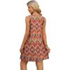 imageOFEEFAN Summer Dresses for Women Casual Sundress with Pocket Beach Cover Up SwimsuitBoho Print