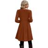imageOFEEFAN Womens Fall Dresses Crew Neck Long Sleeve Winter Knit Sweater Dress 2024Irregularcaramel