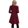 imageOFEEFAN Womens Fall Dresses Crew Neck Long Sleeve Winter Knit Sweater Dress 2024Irregularwine