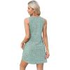 imageOFEEFAN Womens Summer Dresses 2025 V Neck Sleeveless Sundresses with Pockets Beach Vacation Clothes FloralPlainA Floral 11