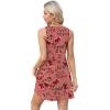 imageOFEEFAN Womens Summer Dresses 2025 V Neck Sleeveless Sundresses with Pockets Beach Vacation Clothes FloralPlainA Floral 30