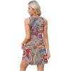 imageOFEEFAN Womens Summer Dresses 2025 V Neck Sleeveless Sundresses with Pockets Beach Vacation Clothes FloralPlainA Floral 40