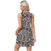 imageOFEEFAN Womens Summer Dresses 2025 V Neck Sleeveless Sundresses with Pockets Beach Vacation Clothes FloralPlainA Floral 41