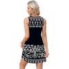 imageOFEEFAN Womens Summer Dresses 2025 V Neck Sleeveless Sundresses with Pockets Beach Vacation Clothes FloralPlainA Floral 44