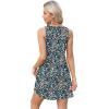 imageOFEEFAN Womens Summer Dresses 2025 V Neck Sleeveless Sundresses with Pockets Beach Vacation Clothes FloralPlainA Floral 45