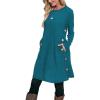 Ribbed Peacock Blue