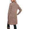 imageOFEEFAN Womens Long Sleeve Tunic Dres Fall Outfits with Pockets ButtonsEb Dark Khaki