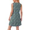 imageOFEEFAN Womens Pleated Front Tank Dresses Fashion Spring Sleeveless Pockets Sundress Casual SummerFloral 01