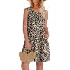 imageOFEEFAN Womens Pleated Front Tank Dresses Fashion Spring Sleeveless Pockets Sundress Casual SummerFloral 08