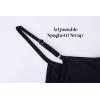 imageOFEEFAN Tank Top for Women Adjustable Spaghetti Strap Camisole Scoop Neck Sleeveless Cami Top S3XLAblack