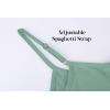 imageOFEEFAN Tank Top for Women Adjustable Spaghetti Strap Camisole Scoop Neck Sleeveless Cami Top S3XLGlight Green