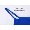 imageOFEEFAN Tank Top for Women Adjustable Spaghetti Strap Camisole Scoop Neck Sleeveless Cami Top S3XLHroyal Blue