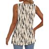 imageOFEEFAN Womens Tank Tops 2025 Flowy Peplum Tops for Women Dressy Sleeveless V Neck Babydoll Tank TopsJblack Spot