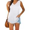 imageOFEEFAN Womens Tank Tops V Neck Summer Tops Loose Fit Sleeveless Tops 2Pack3Pack2 Pack BlackWhite