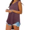 imageOFEEFAN Womens Tank Tops V Neck Summer Tops Loose Fit Sleeveless Tops 2Pack3PackBlackWinedGreygreen