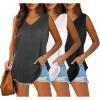 3 Pack Darkgrey/Black/White