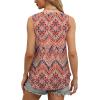 imageOFEEFAN Womens Tank Tops V Neck Sleeveless Flowy Loose Fit Basic Casual Summer TopsBoho