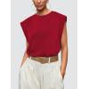 imageOFEEFAN Summer Tops Cap Sleeve Shirts Loose Fit Dressy CasualCred