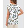 imageOFEEFAN Summer Tops Cap Sleeve Shirts Loose Fit Dressy CasualMulti Color