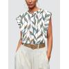 imageOFEEFAN Summer Tops Cap Sleeve Shirts Loose Fit Dressy CasualMulti Color