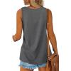 imageOFEEFAN Womens Tank Tops Sleeveless Scoop Neck Loose Fit Summer Clothes3darkgrey
